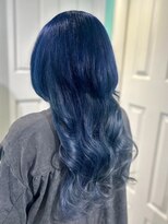 マティーナ ヘアー 池袋(Matina hair)&nbsp;【クラゲウルフ×ネイビーブルー】20代30代40代50代