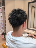 ツーブロックスパイキーショート