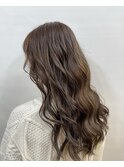 大人かわいいキャメルベージュ