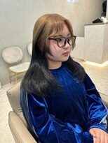 ジーナ 札幌(Zina)&nbsp;髪質改善＊ブラックグラデーション＊ゆるふわレイヤー