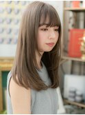 グレイアッシュ黒髪前下がりエアストレートc6北浦和20代30代40代