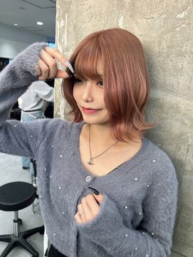 キング(K!ng) 縮毛矯正髪質改善ハイライトレイヤーカット枚方美容室エクステ