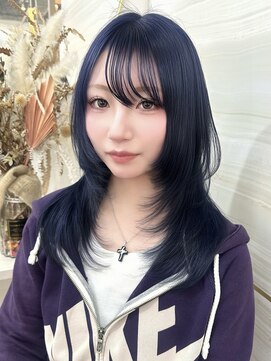 エルバイラビス 大宮(elu by lovis) 《高瀬寛菜》ネイビーブルー/ネイビーブラック/韓国レイヤー大宮