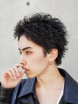 フィフス 渋谷(fifth) ラフな質感の無造作パーマ×スパイキーショートスタイル