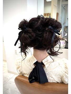 ヘア ポジション HAIR Position 大館西店 ツインリボンスタイル