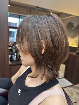 ヘアメーク ヴォリオ(hair make Voglio) 外はねミディアム