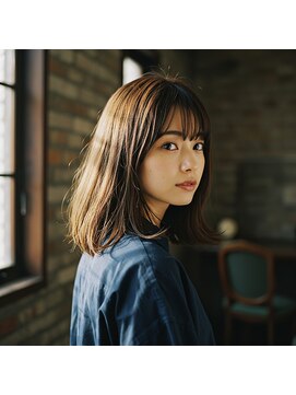 コトナ 越谷店 透明感カラー（チャコールグレー／グレージュ)レイヤーボブ/越谷