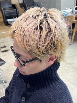 フィフス 天神大名(fifth) 福岡大名メンズパーマスパイキーショートスパイラルパーマ30代