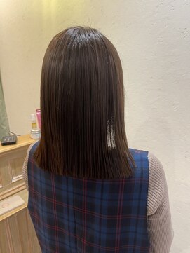 ハクバイジェービー 稲毛(hak by jb) 丸型◎髪質改善カラーで作るアッシュベージュ[稲毛駅/白髪染め]