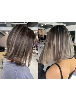 通常カラーからブリーチ使用のデザインカラーまで色味・デザイン・質感にこだわります。