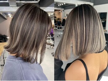 レブ ヘアーサロン(Reb, HairSalon)の写真/通常カラーからブリーチ使用のデザインカラーまで色味・デザイン・質感にこだわります。