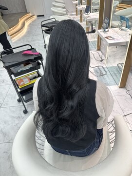 ロンドルピナス 小倉(Lond Lupinus) ミディアムヘア暗めカラー/デザインカラー/フェイスフレーミング