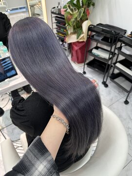 ロンドルピナス 小倉(Lond Lupinus) 黒髪カタログ/オリーブグレー/ココアベージュ/小顔に見せるヘア