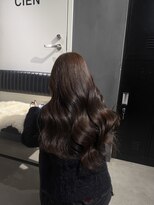 ソワンドゥブレスシエン 堀江店(soin de brace CIEN) メルティカラーフェミニンロング似合わせカット美髪ブリーチなし