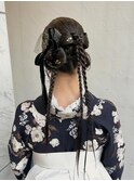 リボン型カチモリヘア