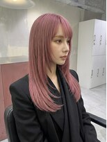 ジェムバイアルテフィーチェ(gem by artefice) シースルーマッシュウルフカットアンブレラカラーショートボブ