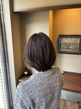 点 河原町 グラデーションボブ