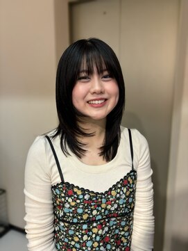 ノラキチジョウジ(NORA KICHIJOJI) 顔まわりレイヤーカットフェイスレイヤー小顔フレンチバング