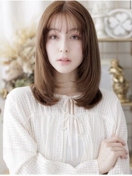 エノア バイ カバーヘア(ENOA by COVERHAIR) 艶髪ナチュラルストレート×顔周りレイヤー