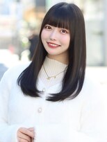 ロア 中目黒(loa)&nbsp;レイヤーカット/顔周りカット/ぱっつん前髪/小顔前髪カット