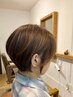 【人気No.１】美フォルムカット＋透明感カラー＋極上癒しのヘッドスパ