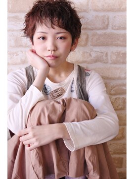 ヘアリゾート アジアグランデ(Hair Resort Asia grande) 【Asia　grande】Saya/クセ毛風ショートパーマ