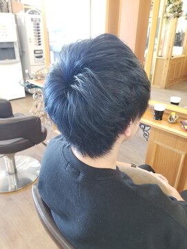 ルークス 中央林間(LOOOKS) ブルーブラック　メンズカラー