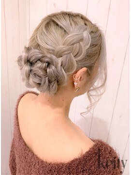 ケイティ(Keity) アレンジ　裏編二連アップ【TEL予約】￥1500→￥1300