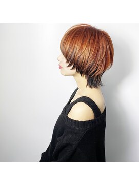 バージョン(Ver.) マッシュウルフ インナーカラー ウルフショート ウルフカット 柏