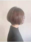 丸みショートボブ