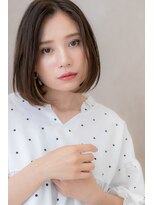 カバーヘア ブリス 北浦和(COVER HAIR bliss) アッシュブラックハイライト前下がりボブ307Z北浦和20代30代40代