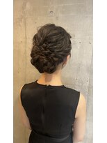 エイミー 伏見店(aemii)&nbsp;低めのふんわりアップスタイル