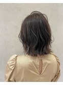 ふんわりナチュラルボブ