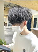 ツイストスパイラル／メンズカット／刈り上げ／ニュアンスパーマ