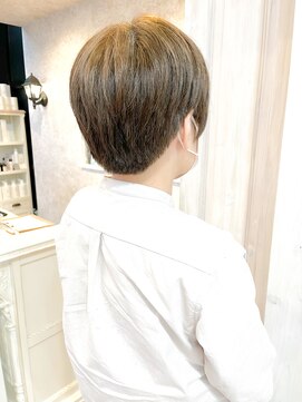 キャアリー(Caary) 福山市美容室Caary 人気似合わせカット春ヘア　さっぱりショート