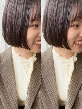 ネオリーブカップ 町田店(Neolive capu) あごボブ ＊ ぷつっとボブ【町田/韓国風スタイル】