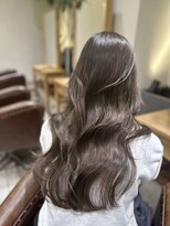 くびレイヤーエモージュグレーベージュカラーダーク アッシュ