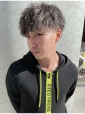 ホワイトメッシュ×ツイストスパイラル♪無造作マッシュ☆