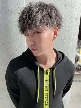 ヘアークルーズピース (hair cruise Piece) ホワイトメッシュ×ツイストスパイラル♪無造作マッシュ☆