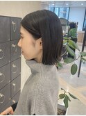 切りっぱなしボブ