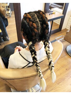 リビジ(RIBIJI) お祭りキッズヘアセット♪
