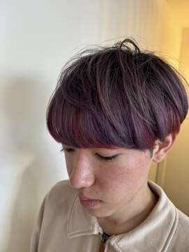 ヘアサロン カンパニュール(hair salon Campanule) デザインカラー（purple&pink）