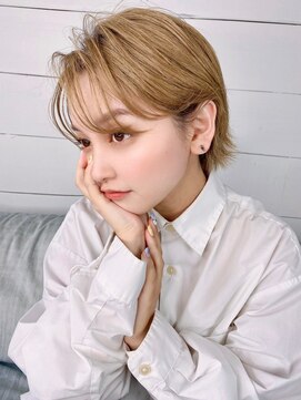 アエレ アヴェダ ゆめが丘ソラトス店(aere AVEDA) ショート×透明感◎ベージュ/デザインカラー[ゆめが丘]