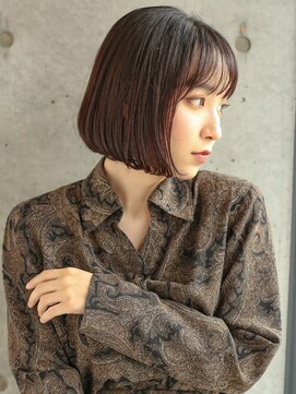 アンドレイ 表参道(andrey) デザインカラー/レイヤーカット/ウェットヘア/オリーブベージュ