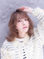 ジェニーバイメノン(JENNIE by Menon) ワンレン　オリーブベージュ　小顔ヘア　こなれミディ
