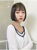 ◎ミニボブ縮毛矯正ショートボブストレートパーマ