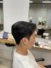 【Men's】韓国ヘア◎メンズカット＋ダウンパーマ＋クイックカラー［守谷］