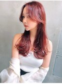 【Taylor 大宮】チェリーレッド×レイヤー巻き