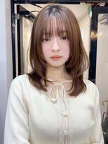 エトラ 渋谷店(etora)&nbsp;小顔 美髪 レイヤーカット イメチェン ワイドバング"