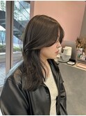 韓国へア/レイヤー/顔周り/ボブ/透明感カラー